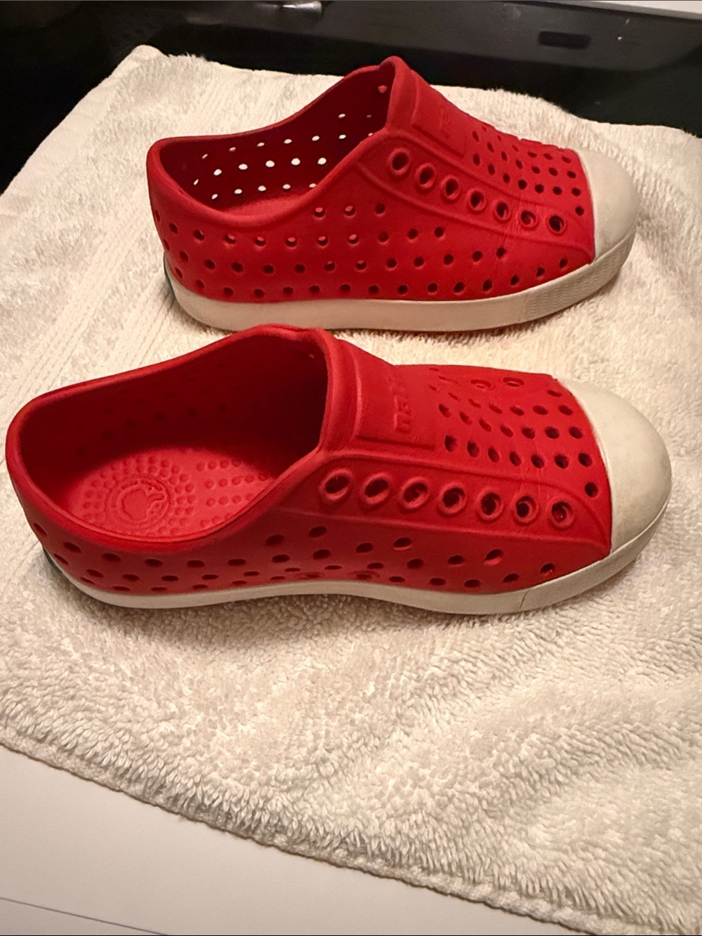 Red Native Slip-On Shoes